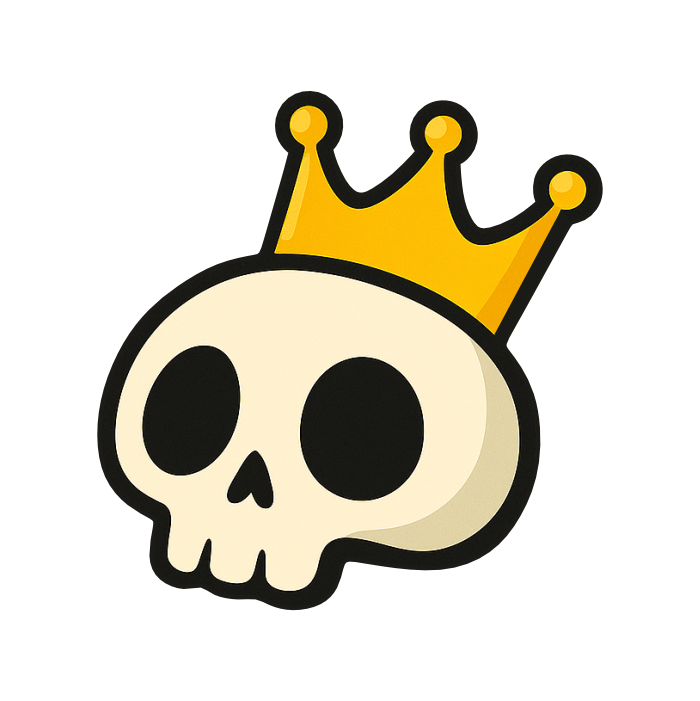 Kingo skull logo